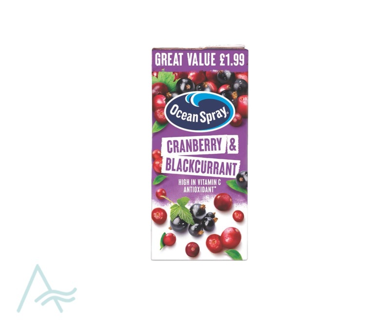 OCEAN SPRAY CRANBERRY BLACKCURRANT 1 KT